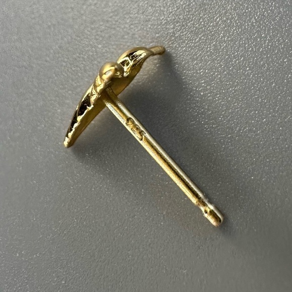 14k Gold Vermeil Ting Bird Stud Earrings - Picture 5 of 12